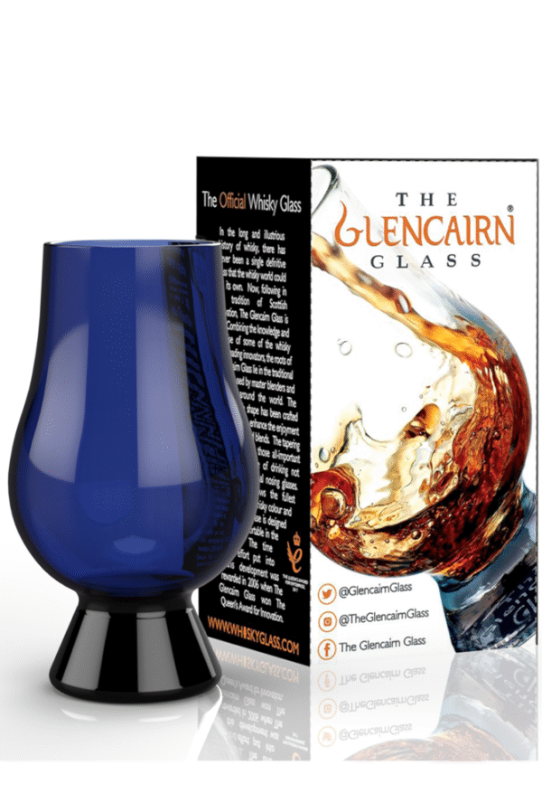 Blind Tasting Glencairn, BLUE Whisky Glass with Gift Box - Image 2