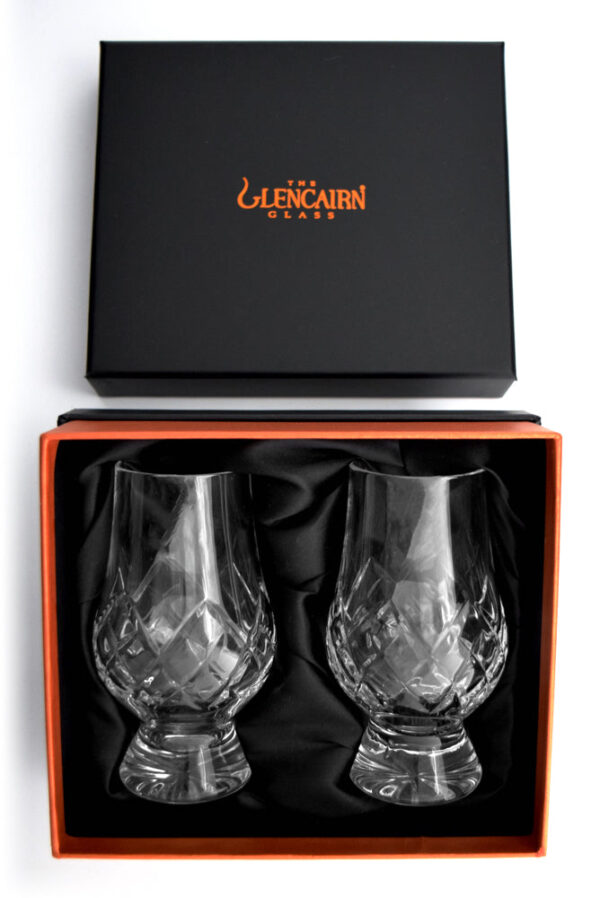 Glencairn Cut Crystal 'Tartan' (qty2 in Presentation Box) - Image 2