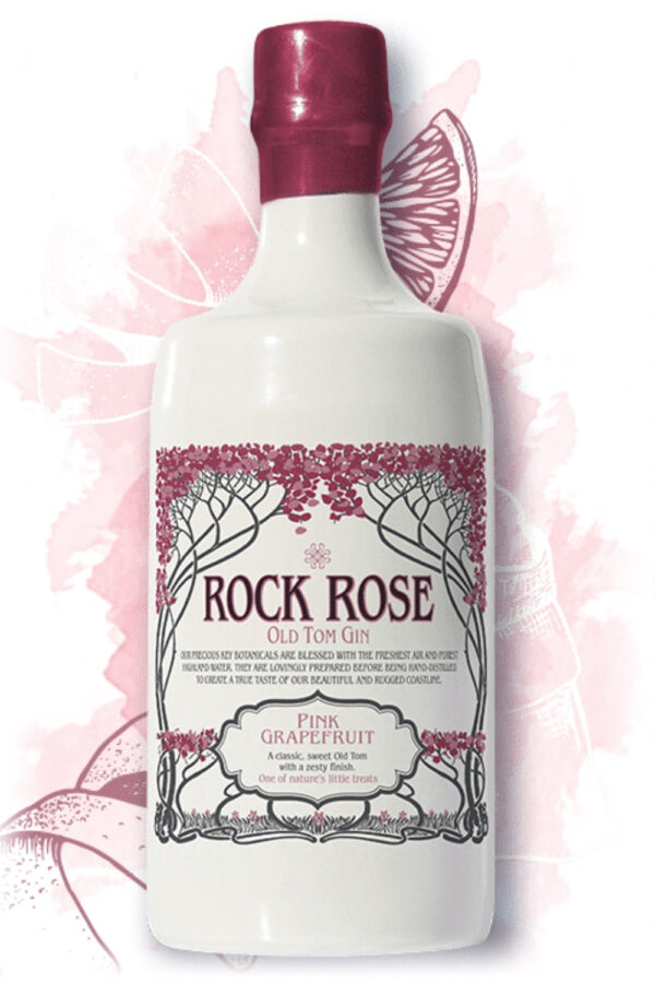 Rock Rose, Old Tom Pink Grapefruit Gin (700ml) - Image 2
